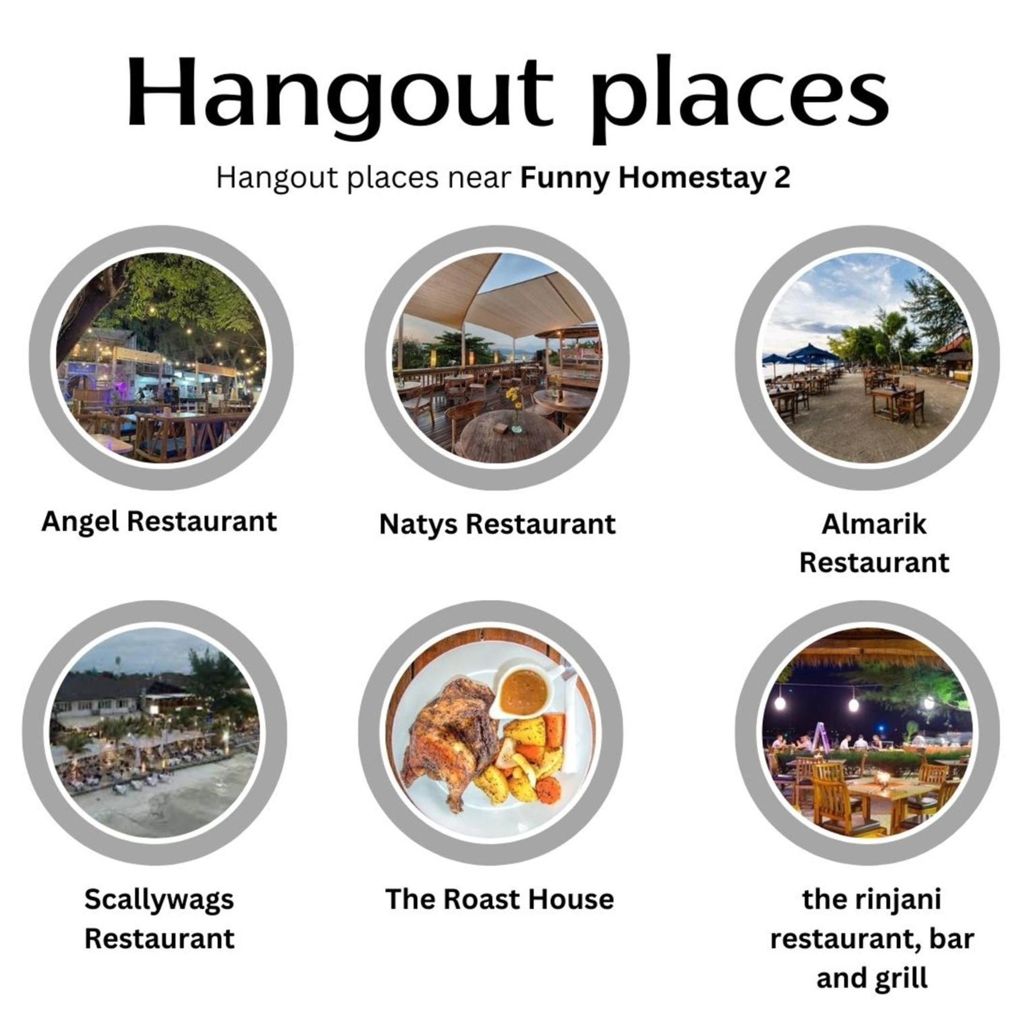 Funny Homestay 2 Gili Trawangan Kültér fotó